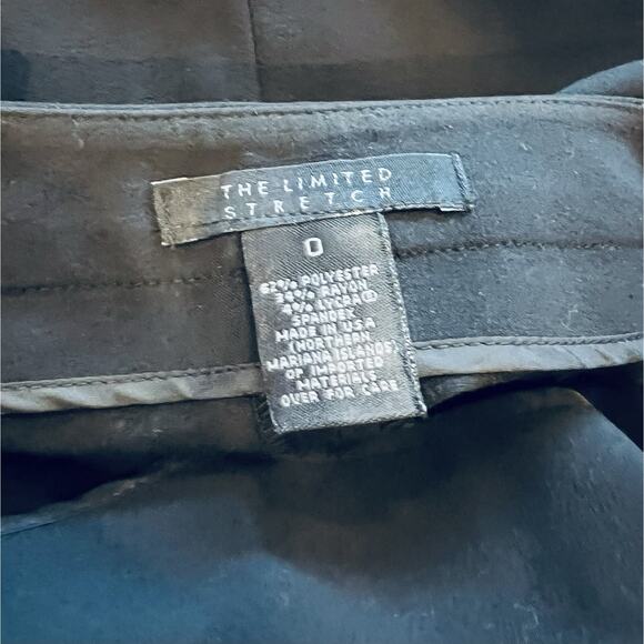 The Limited Stretch Black Pencil Knee Length Skirt Size 0 - Picture 3 of 3